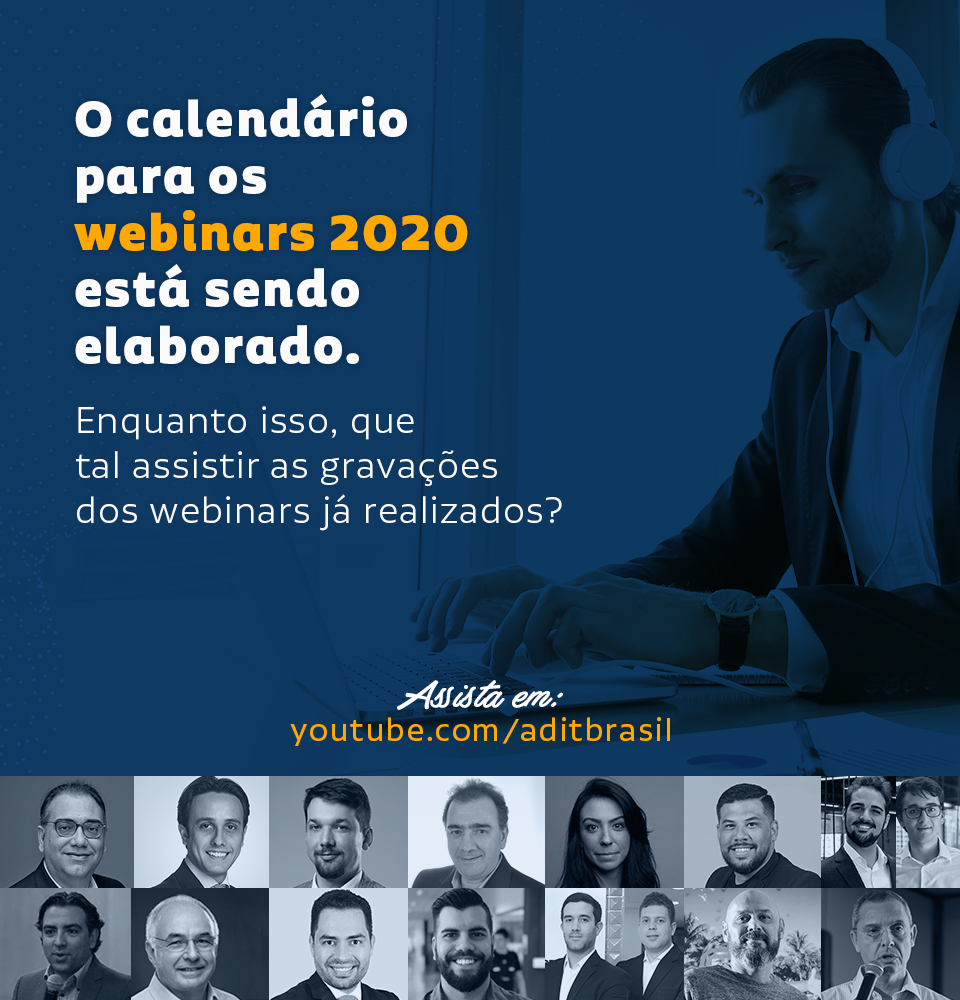 Em janeiro traremos os novos temas para os webinars de 2020