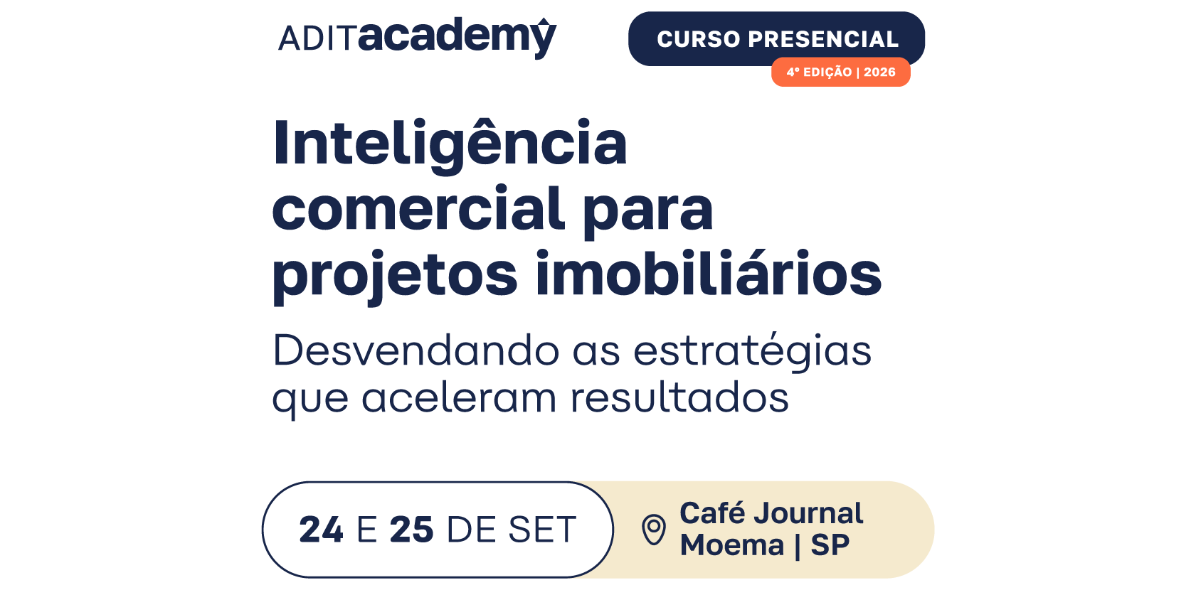 Curso Inteligência Comercial para Projetos Imobiliários